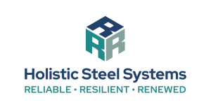 logo in the shape of a cube made out of the capital letter R